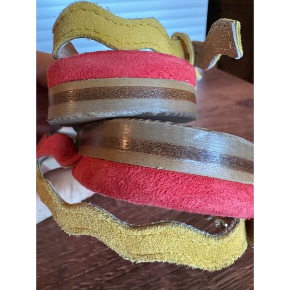 Boden Multicolor Wave-Strap Suede Sandals – EU 40 (US 9) – Rare Style - Picture 8 of 12